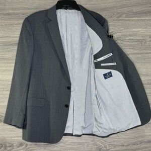 Brooks Brothers Explorer Regent Fit Mens Sports Coat Blazer size 46R Gray